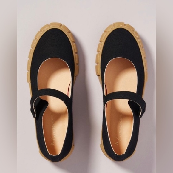 Anthropologie Kiki Platform Mary Jane Flats Sz 40 - Picture 2 of 10